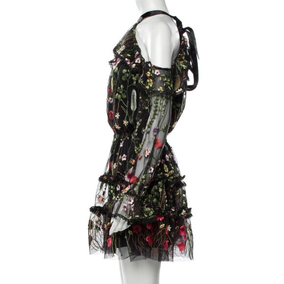 Alexis Floral Adeline Halter Mini Dress - Picture 3 of 5